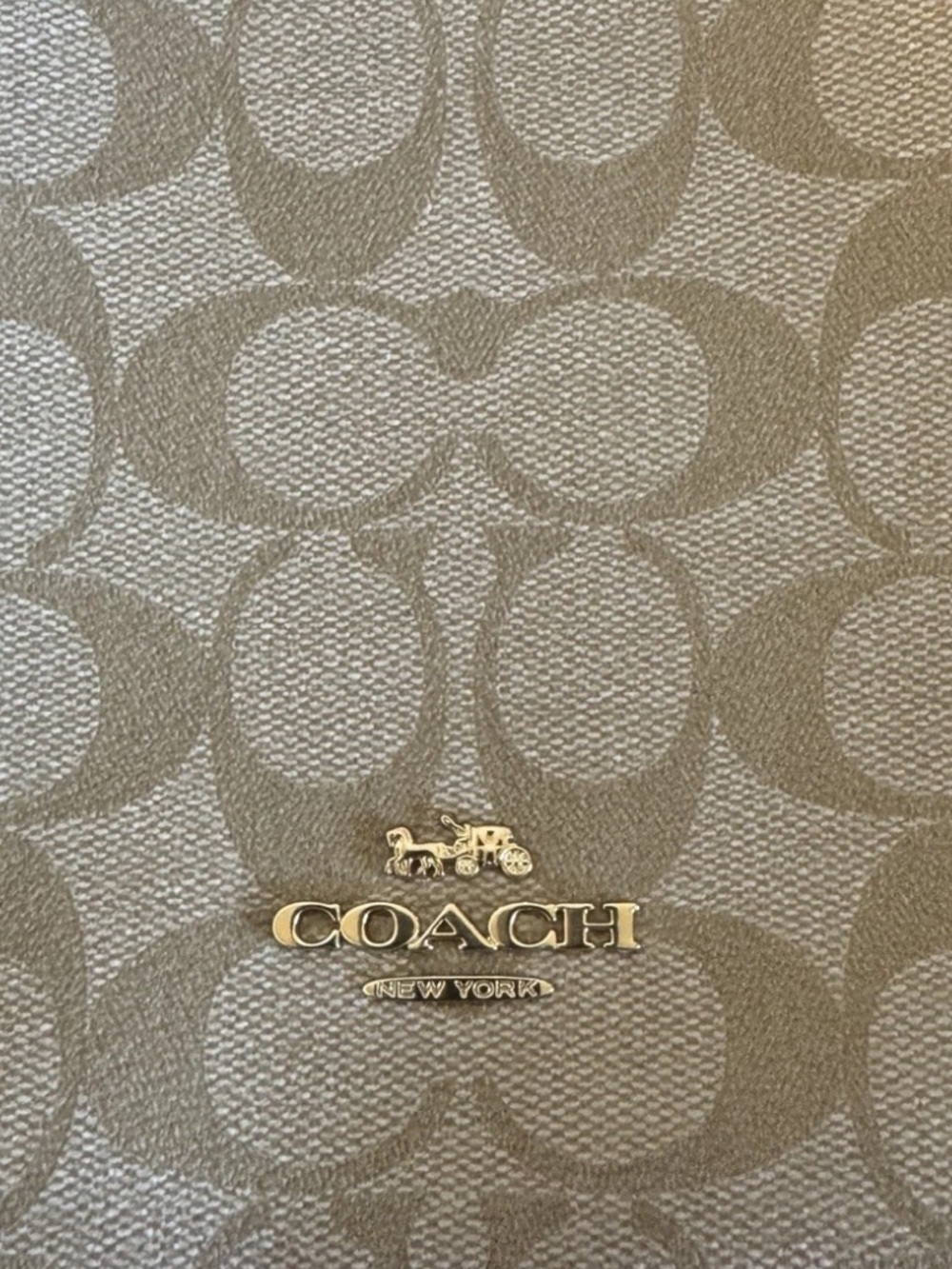 NWOT Coach Mia Crossbody Signature Canvas Chalk White Leather Bag 76646 - Picture 2 of 13